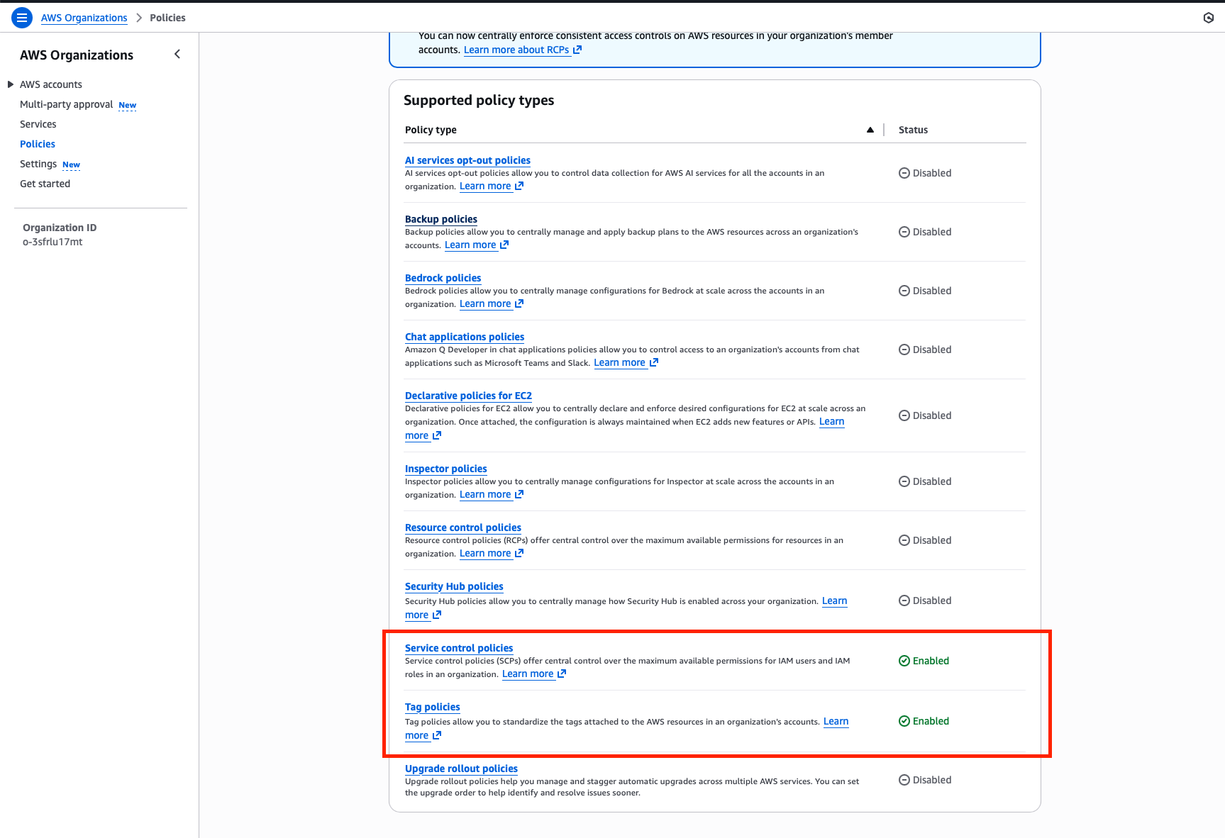 Tag policies and SCPs in AWS Organizations